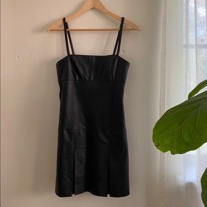 Free People Vegan Leather Dress